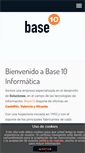 Mobile Screenshot of base10informatica.com